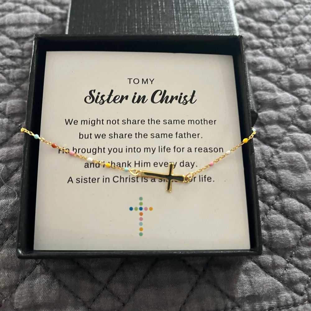 NWOT Sister In Christ Bracelet